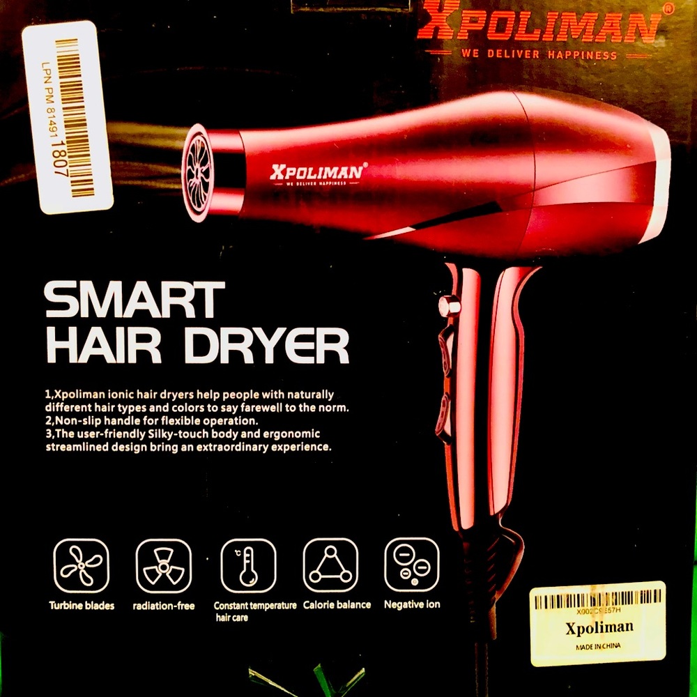 Expoliman light weight pro grade smart hair dryer!